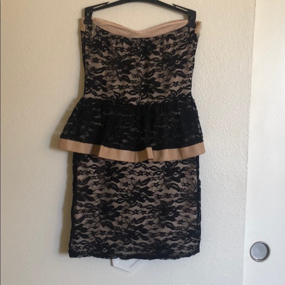 Strapless mini dress - Picture 4 of 5